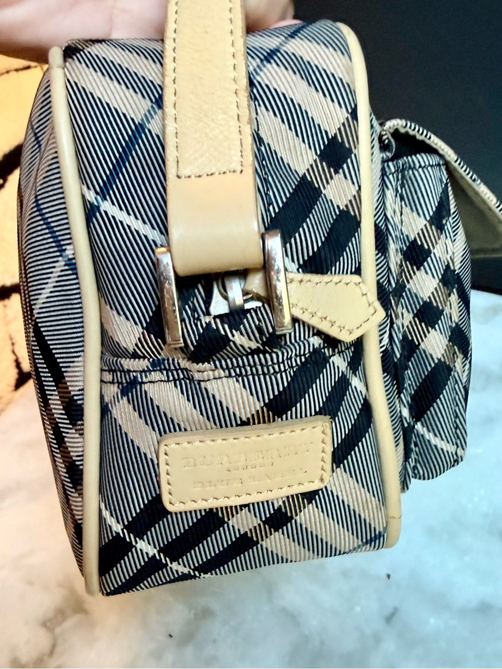 Authentic Vintage Burberry
Blue Label Nova Check Bag w/COA - Picture 11 of 13